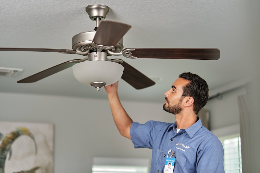 Ceiling Fan Replacement in Apex, NC