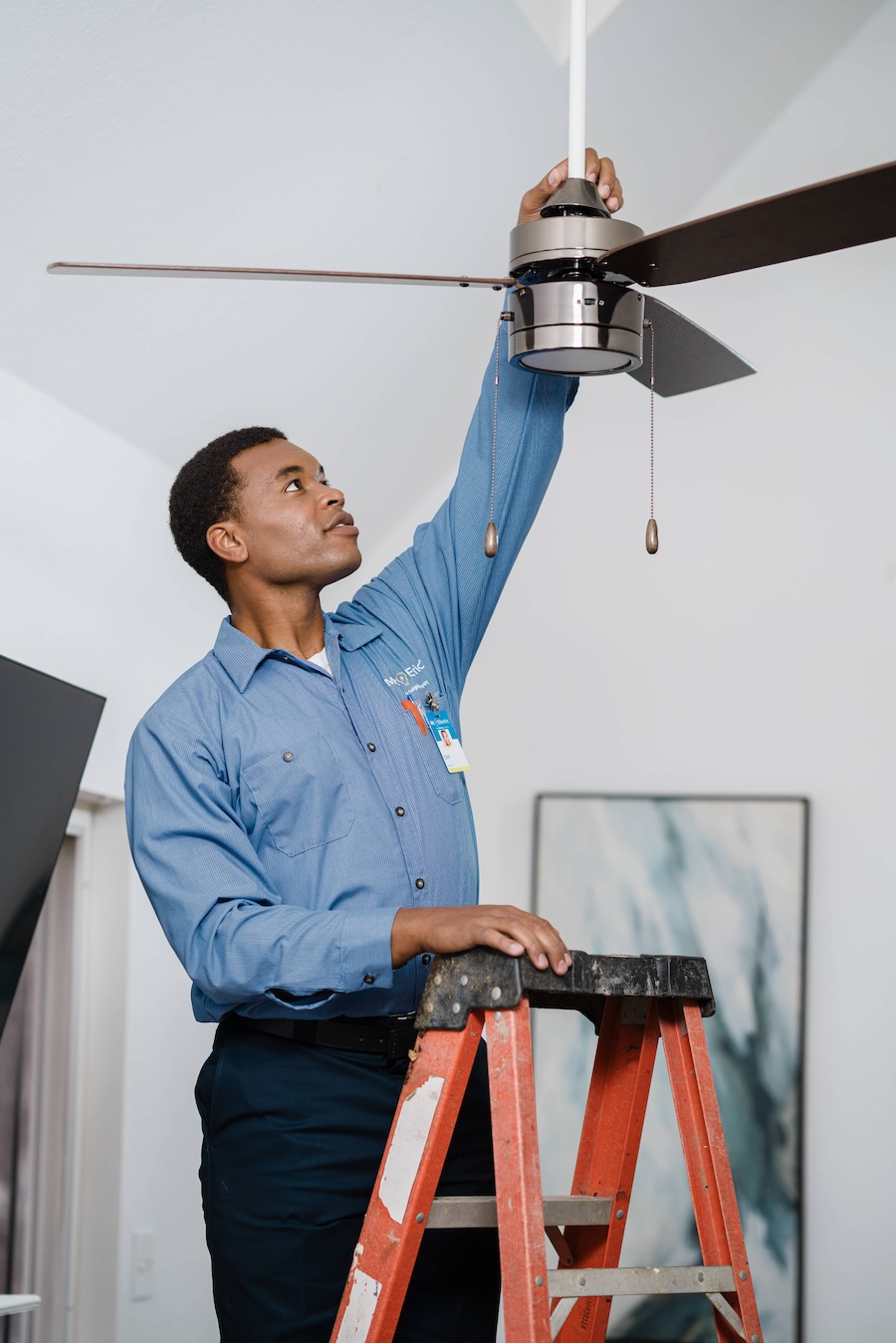 Ceiling Fan Replacement in Holly Springs, NC 