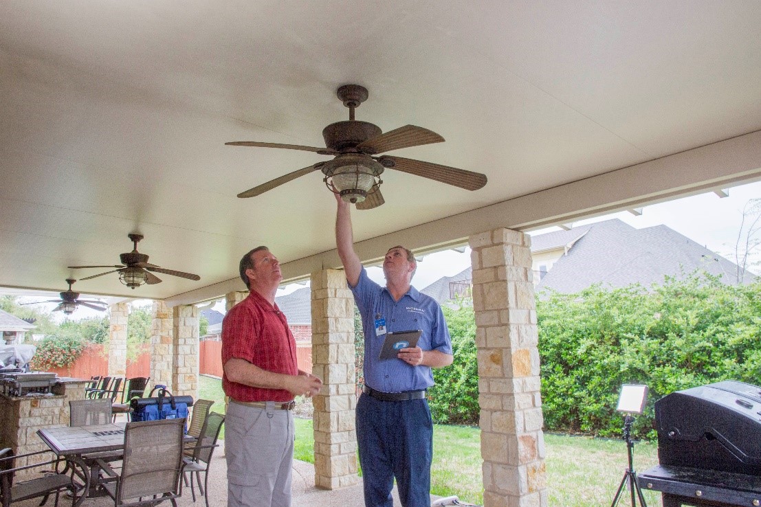   Ceiling Fan Replacement in Mebane, NC